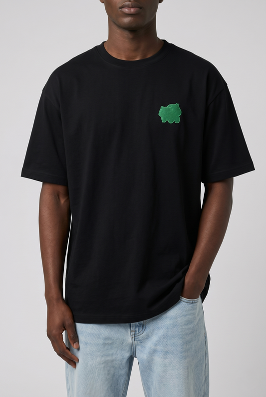 T-shirt Oversize brodé Kage - Bulbizarre