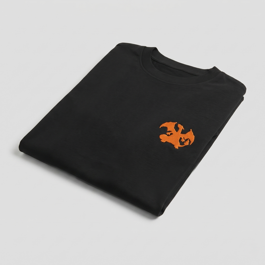 T-shirt Oversize brodé Kage - Dracaufeu