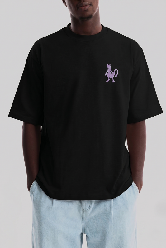 T-shirt Oversize brodé Kage - Mewtwo