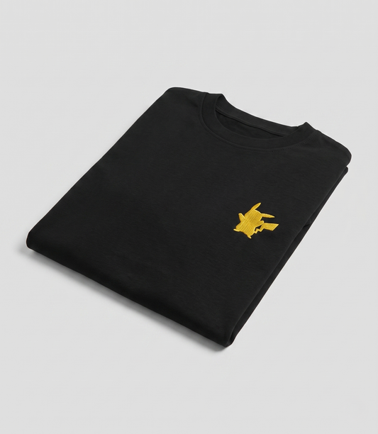T-shirt Oversize brodé Kage - Pikachu